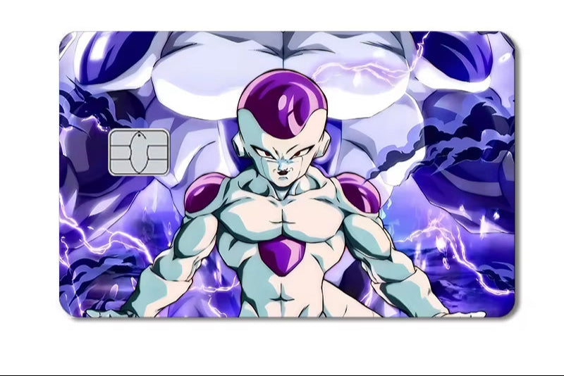 Dragon Ball Naruto One Piece Anmie PVC Sticker Film Skin Cover for Credit Card Debit Bank Card Front