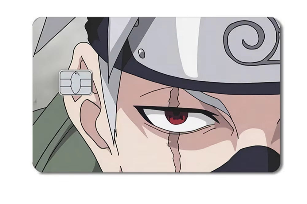 Dragon Ball Naruto One Piece Anmie PVC Sticker Film Skin Cover for Credit Card Debit Bank Card Front
